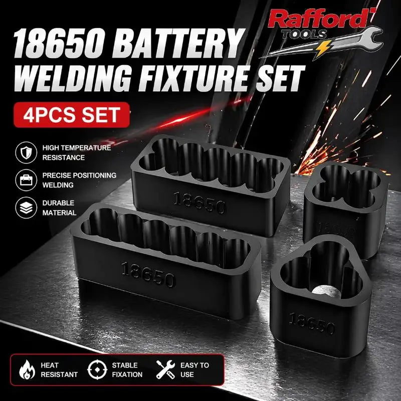 4PCS 18650 Battery Spot Welding Fixture Jig Clamp Set – PLA