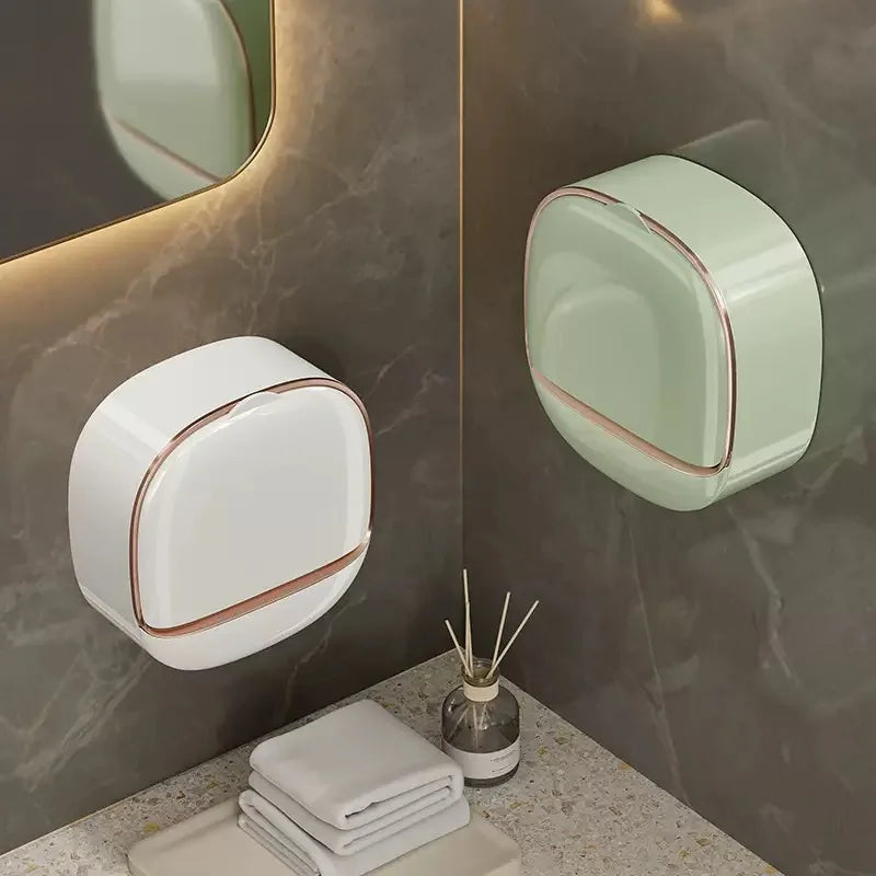 Waterproof Hanging Soap Box with Drainage for Shower & Bathroom