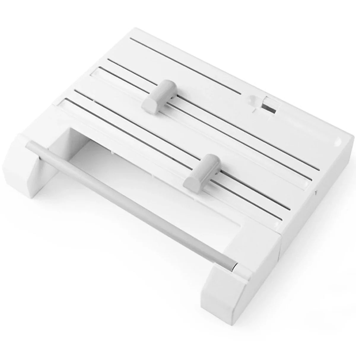 Kitchen Wrap Organizer & Paper Towel Holder with Cutter