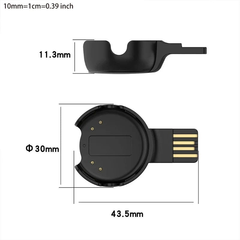 USB Charging Cable for Polar OH1 & Verity Sense | Compact Dock