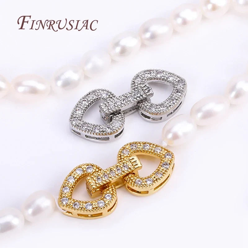 18K Gold Plated Zircon Clasp Findings | DIY Jewelry Making