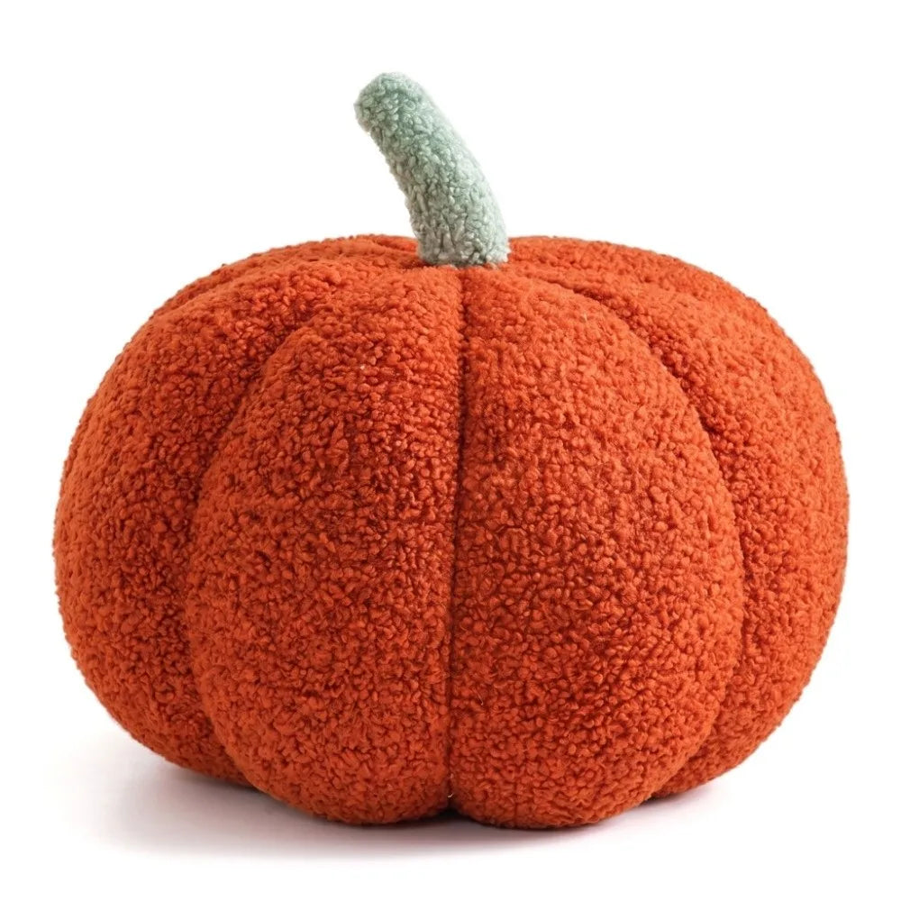 Plush Pumpkin Pillow 7.87" – Stuffed Colorful Halloween Décor