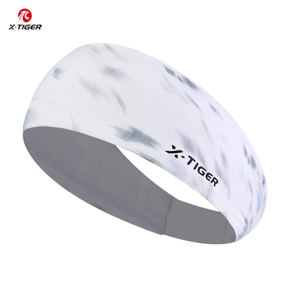 X-TIGER Ice Silk Cycling Headband – Sweat-Wicking Bandana