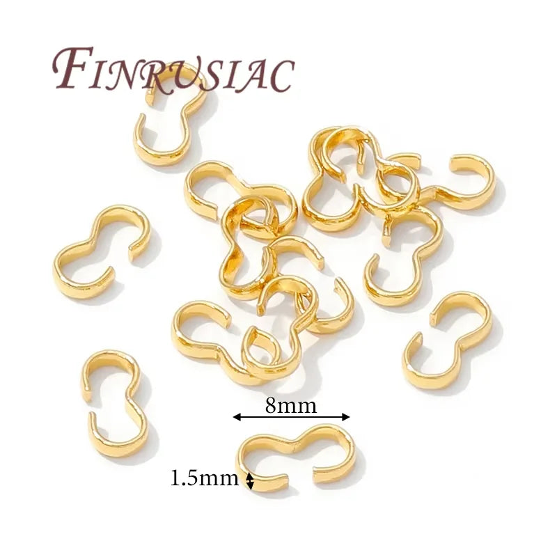 18K Gold Plated End Caps & U-Shape Wire Protectors | Jewelry