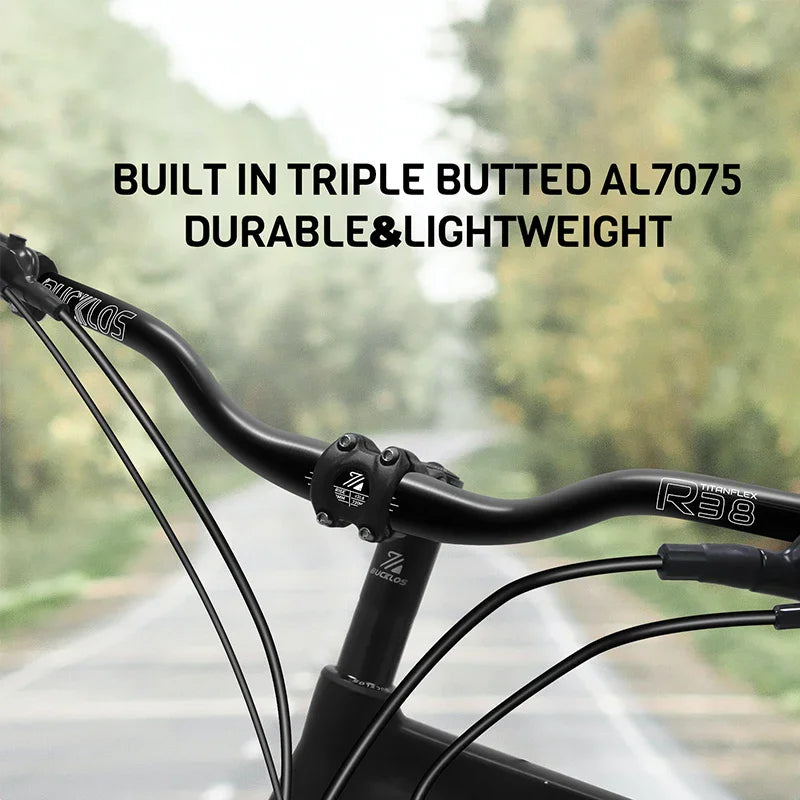BUCKLOS MTB Handlebar 7075 Aluminum 720mm/800mm Riser Bar