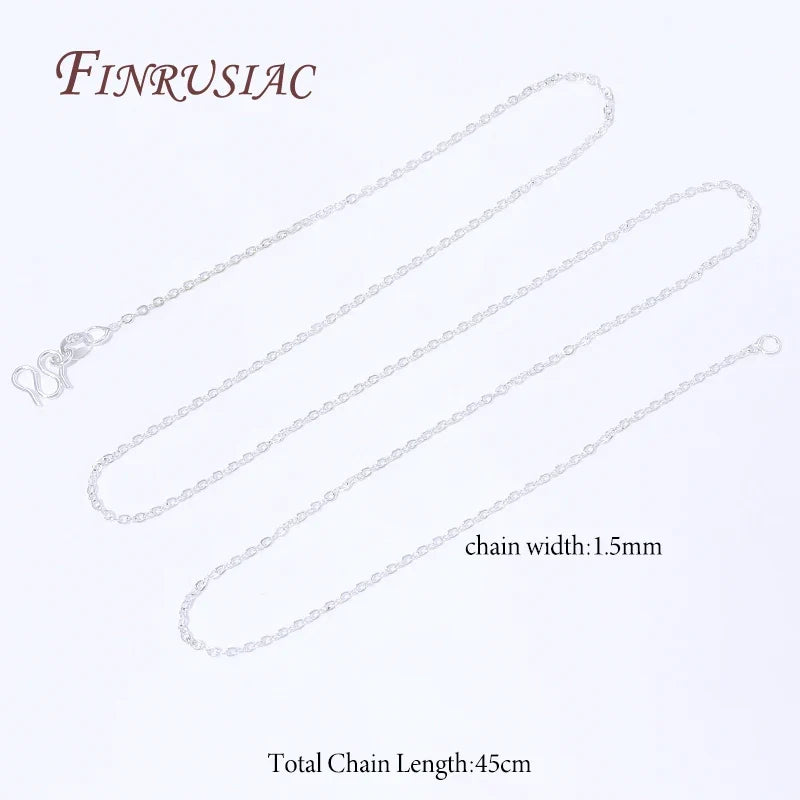 18K Gold Plated O Link Chain Necklace 45cm | DIY Jewelry 2/4/6pc