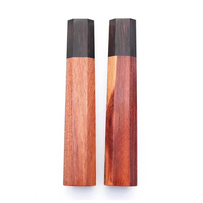 Octagonal Redwood Knife Handle 135mm | Wood Kitchen Grip