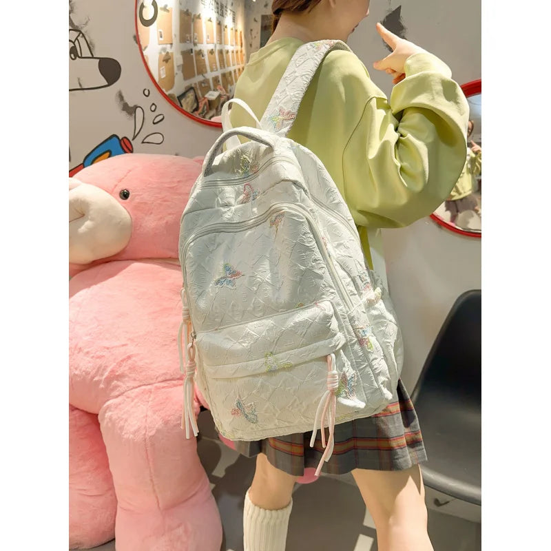 Nixie Girls Candy Color School Backpack – Teen Style Bag