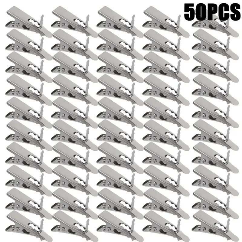 Mini Metal Clips Christmas Tree Ornament Hangers | 10–100pc