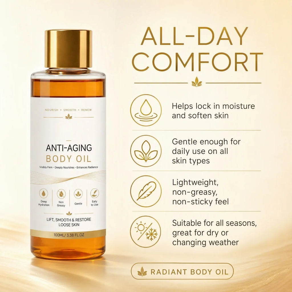 Nixie Firming Body Oil – Hydrating & Smoothing Skin Care