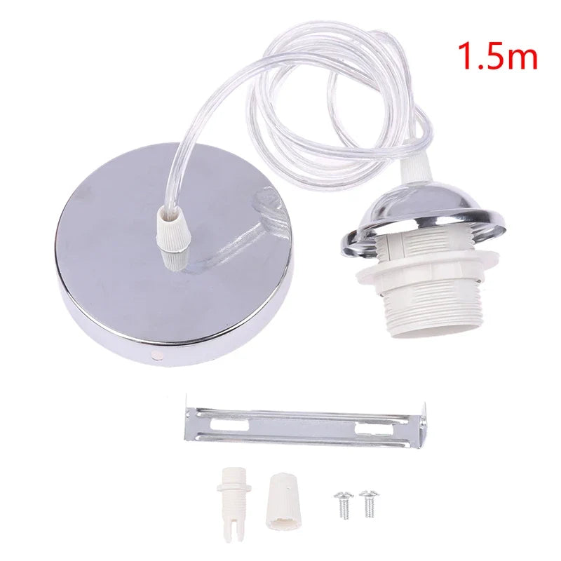 Retro E27 Pendant Lamp Holder Socket with Hanging Wire 1m/1.5m