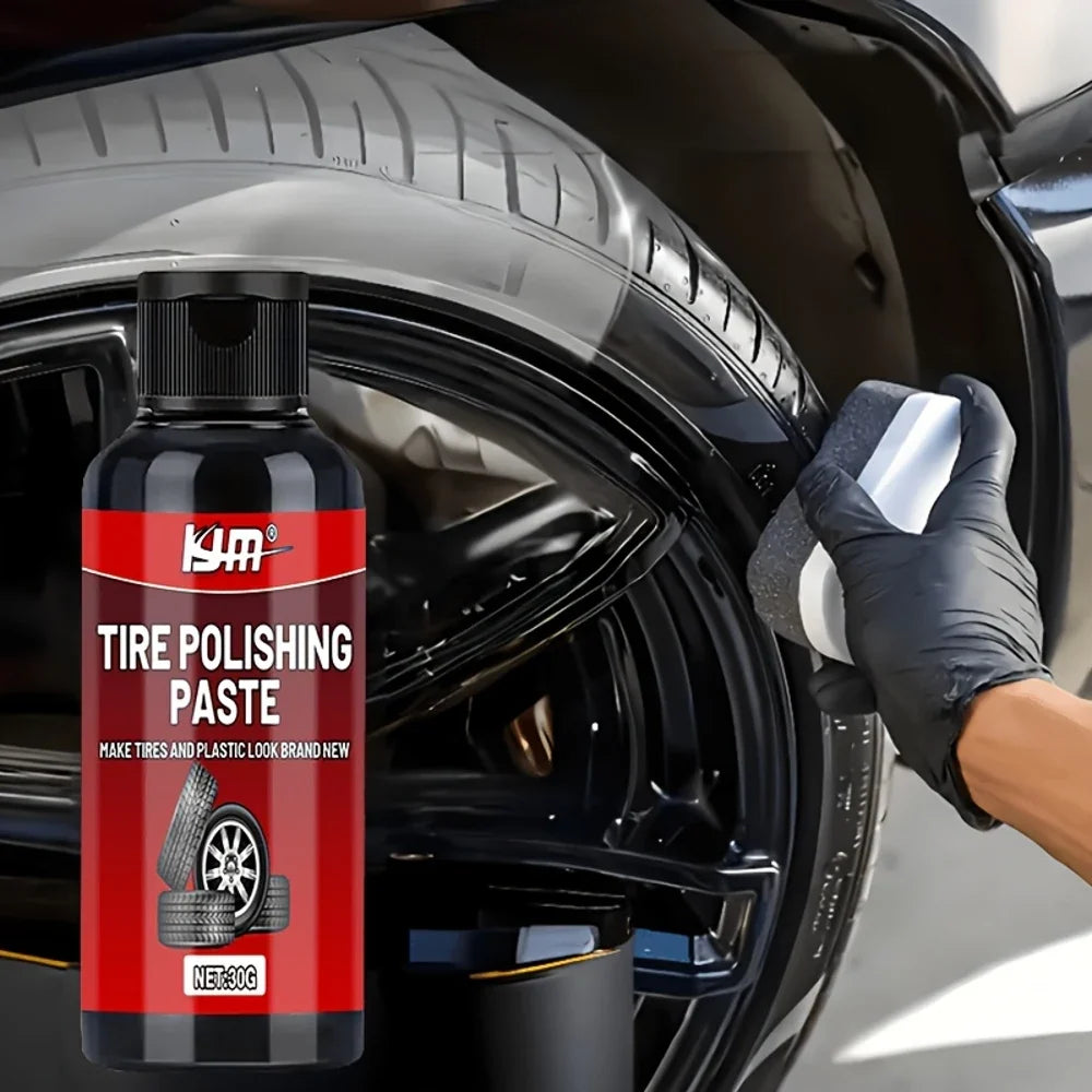 KJM Liquid Tire Wax – Gloss Enhancer & Rubber Protector