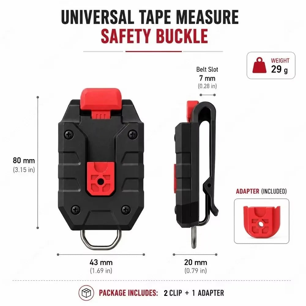 Universal Waist Tool Hanger Quick Release Belt Clip & Hooks