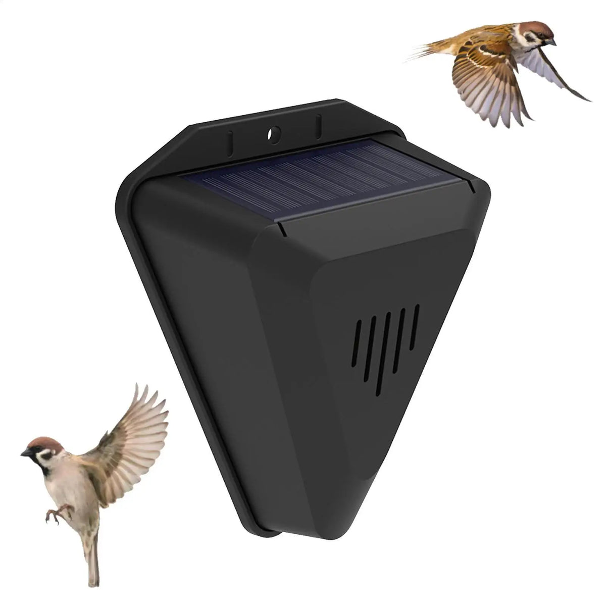Solar Bird & Animal Repeller – 13 Sounds, Waterproof Outdoor