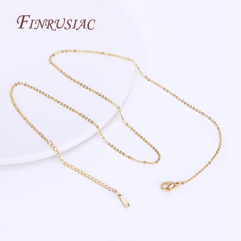 18K Gold Plated Oval Shell Droplet Pendant Charms – DIY Jewelry