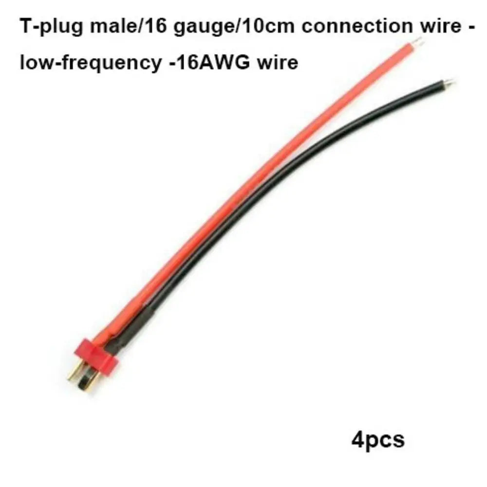 T-Plug Battery Connector 4pcs – 14AWG 16AWG Male Female RC