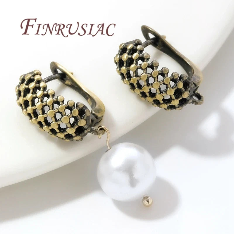 Antique Bronze Earring Hooks | Brass DIY Jewelry Findings