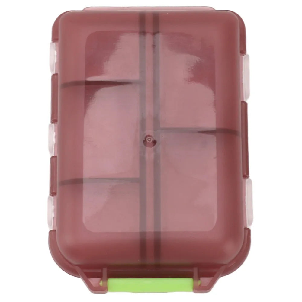 Portable 10-Compartment Waterproof Travel Medicine Pill Case