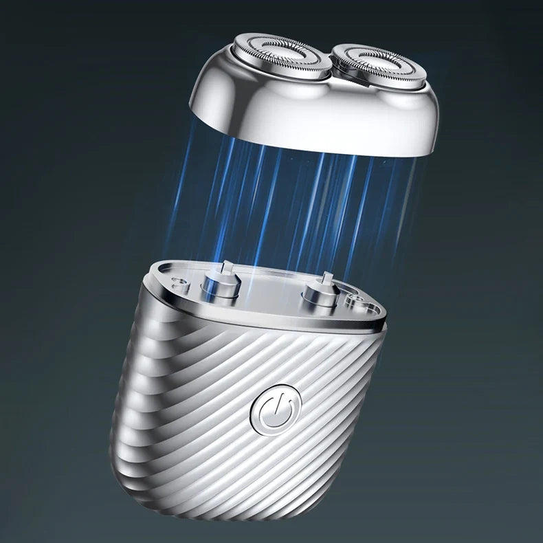 Portable Mini Electric Shaver for Men – IPX7 Twin Blade USB-C