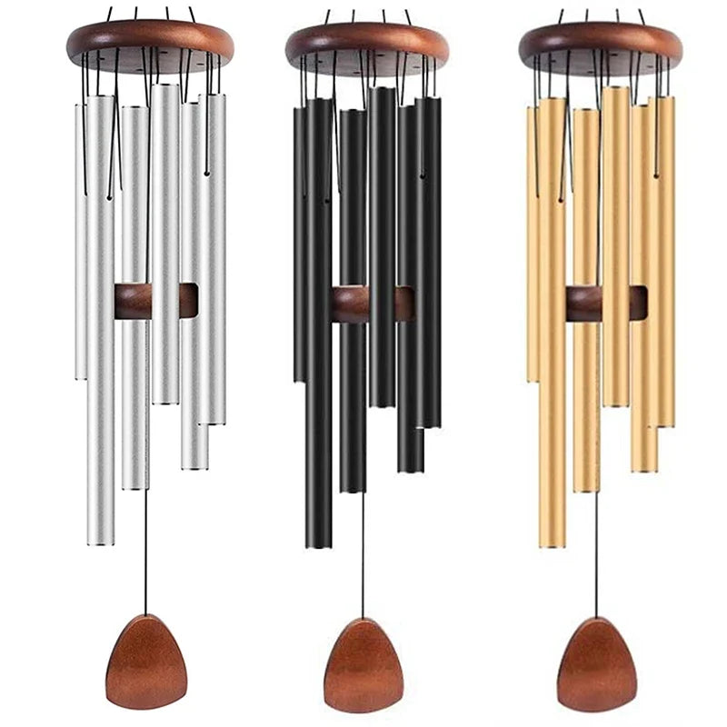26-Inch Aluminum Wind Chimes – Garden Patio Farmhouse Decor