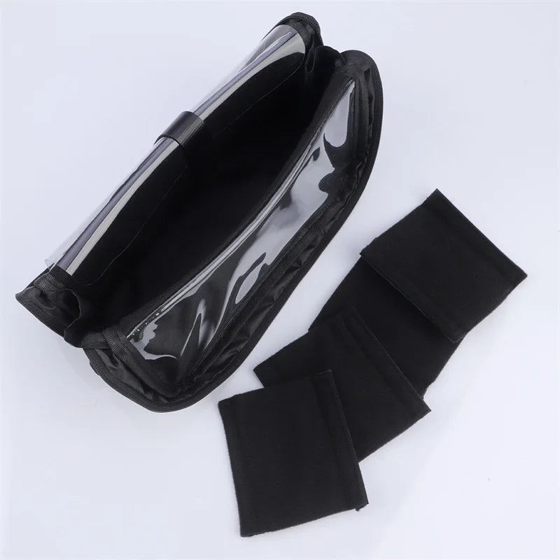Stand-Up Makeup Brush Organizer Bag | Adjustable Dividers
