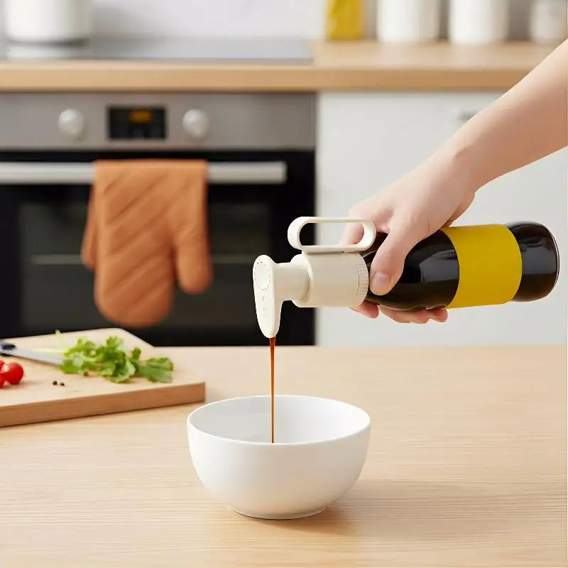 Universal Sauce Dispenser Pump Head – Leak-Proof PP Bottle Pump