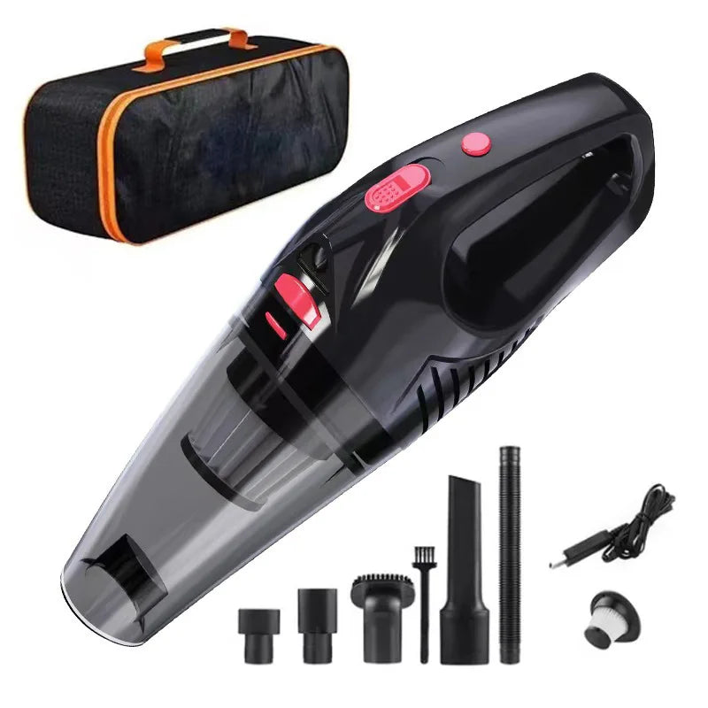 Portable Handheld Vacuum Cleaner for Car – 60W Bagless