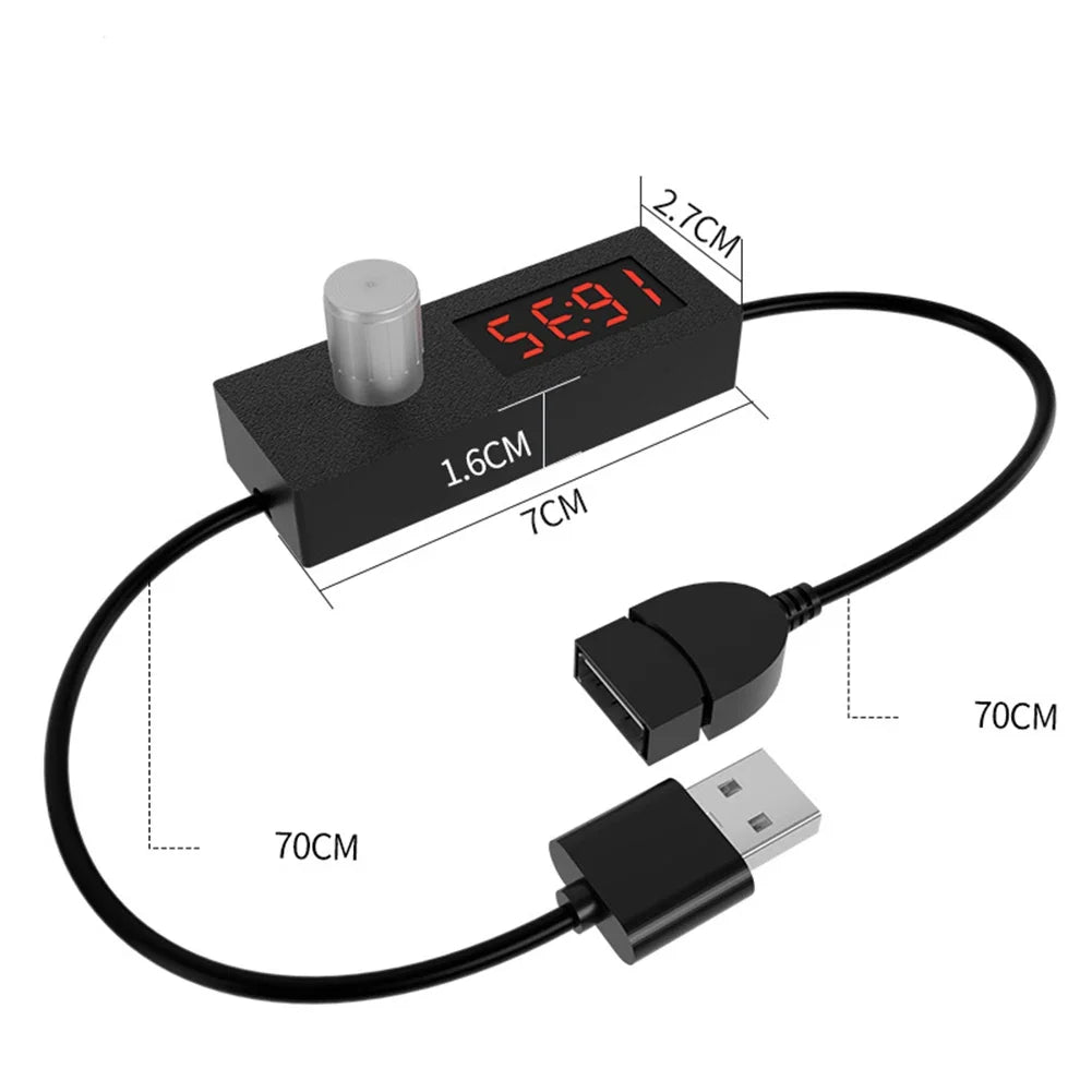 USB Automatic Timer Power Switch – 24-Hour Countdown Control