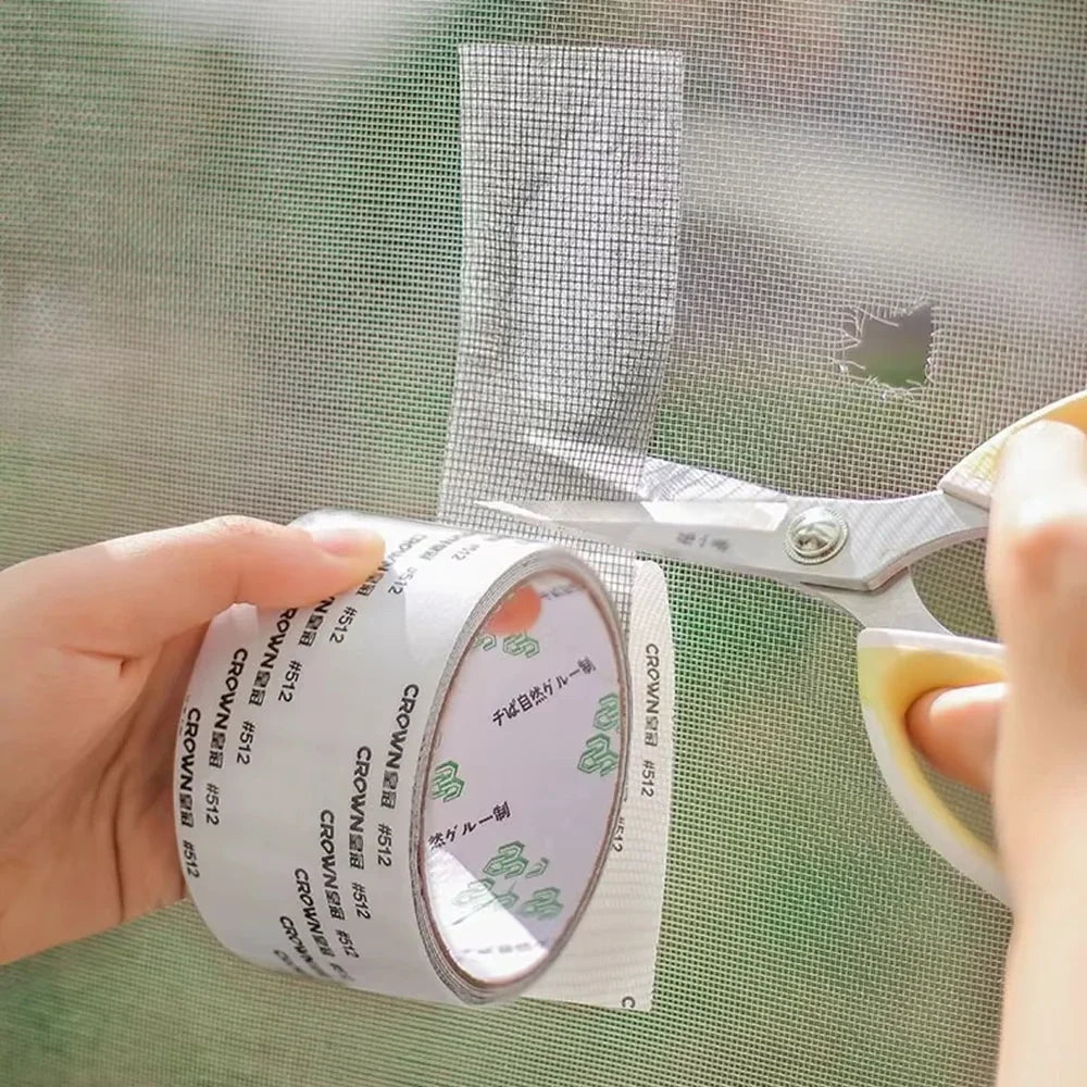 Waterproof Window Screen Repair Tape | Self-Adhesive Mesh Patch