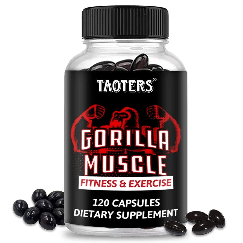 Gorilla Muscle Capsules – Horny Goat Weed, Ginseng & Maca Root