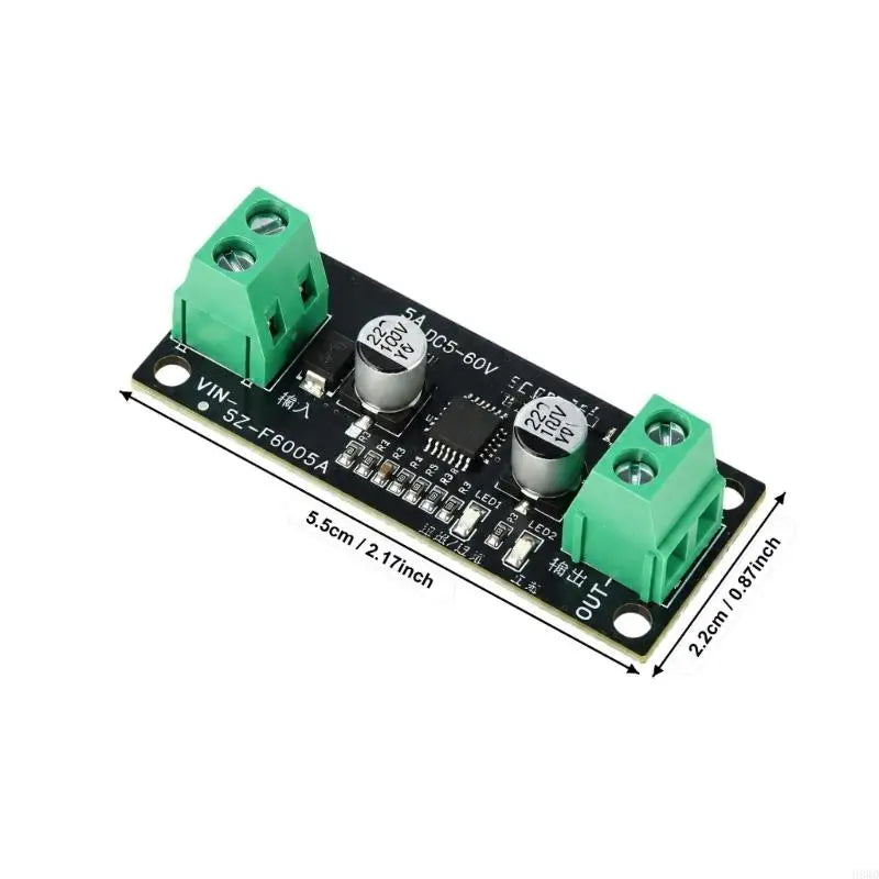 5A Electronic Circuit Breaker Module 5–60V DC | LED Indicators