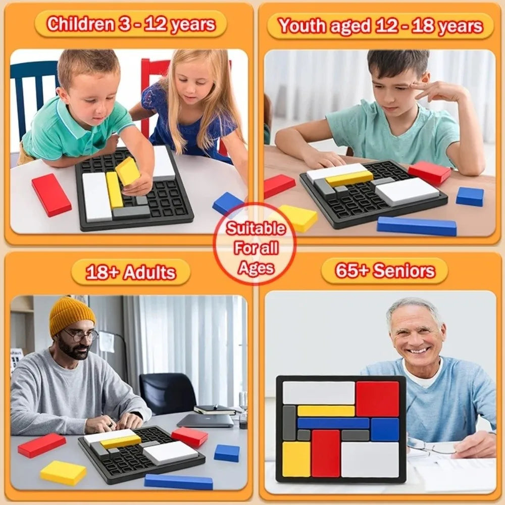 Hexagon Tangram Puzzle – Logic Brain Game for Kids & Adults