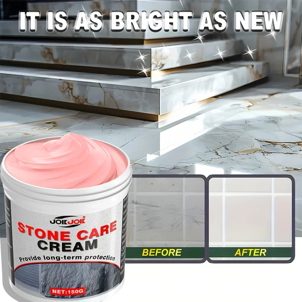 JOKJOK Stone & Metal Polish – Marble, Granite & Tile Wax Paste
