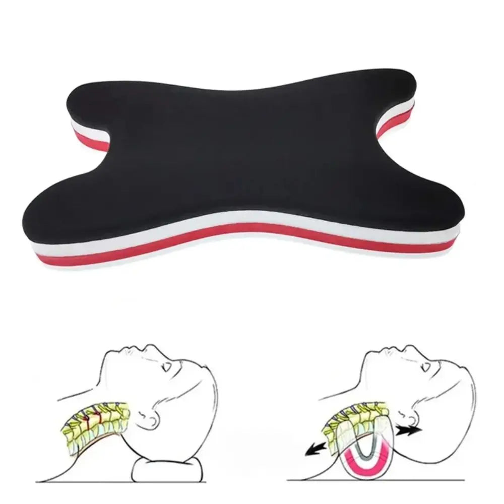 Cervical Neck Stretcher Traction Pillow – EVA Foam Support