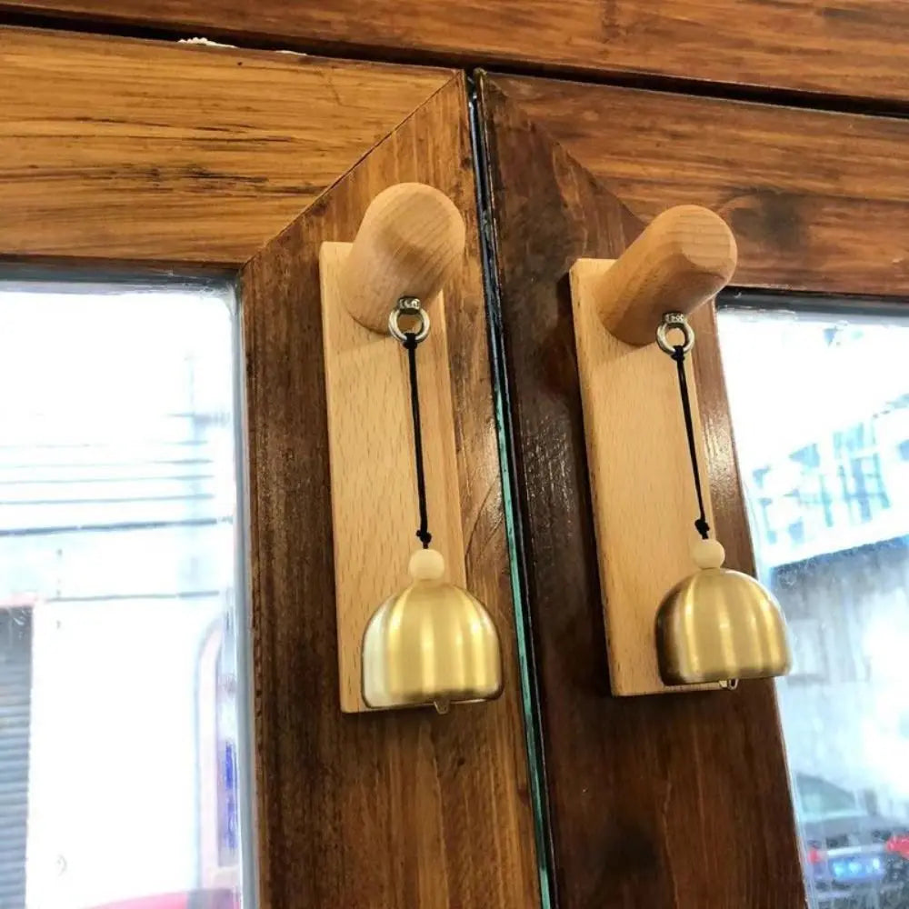 Wooden Door Bell Wind Chime – Japanese Style Shopkeeper Bell