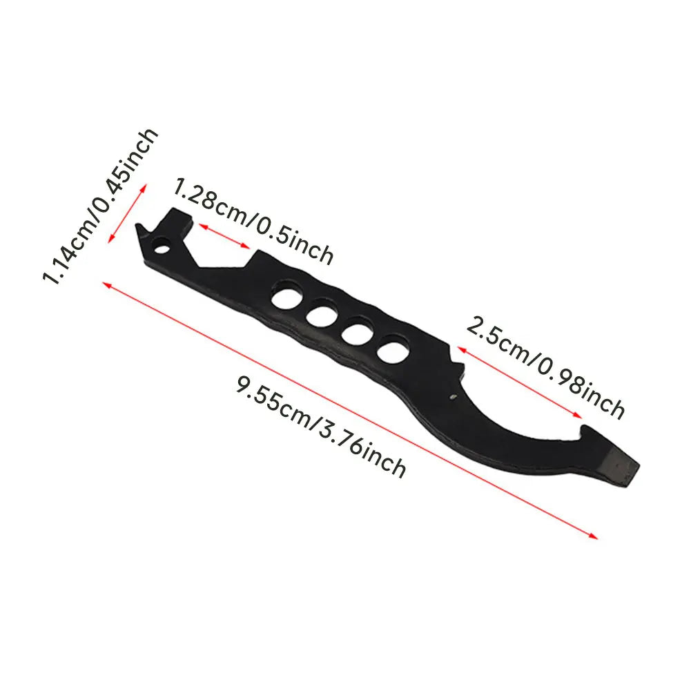 M4 Tactical Multipurpose Maintenance Tool Keychain Wrench