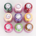 9-Color Embroidery Thread Set – 550 Yards Polyester Floss