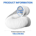 Portable AC Exhaust Hose – Adjustable 150mm Vent Tube