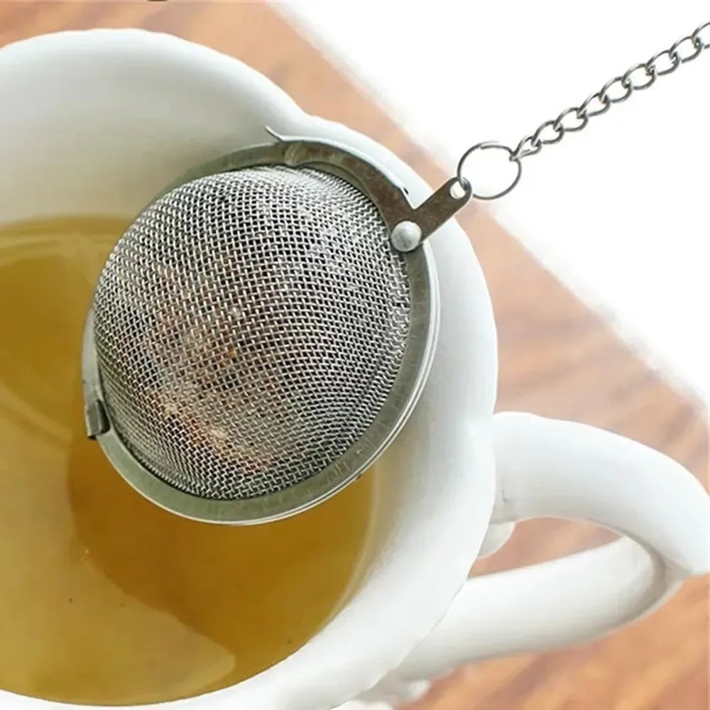 Stainless Steel Sphere Tea Ball Strainer & Spice Infuser