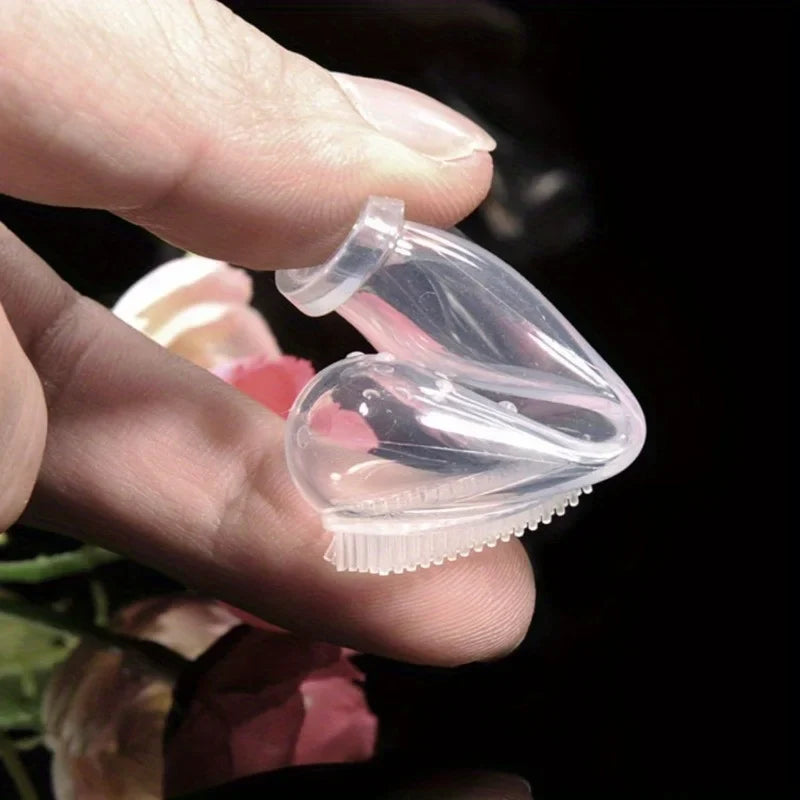 Soft Silicone Pet Finger Toothbrush for Dogs & Cats