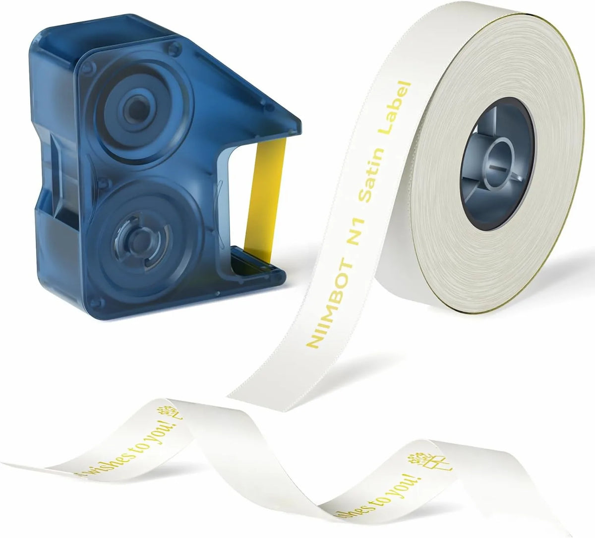 NIIMBOT N1/B18 Satin Ribbon Labels & Carbon Ribbon Set