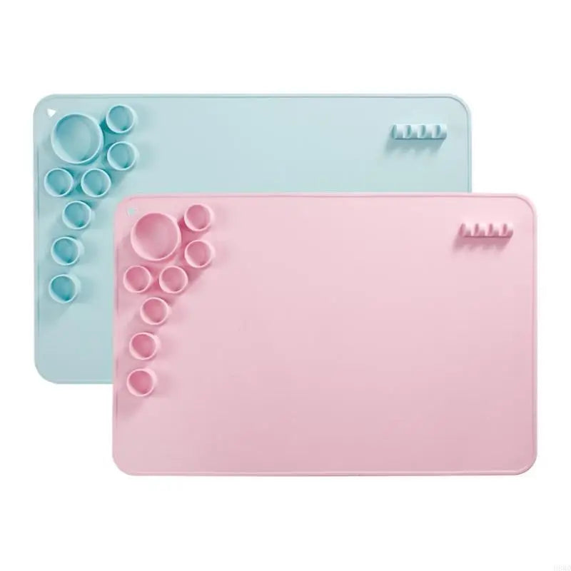 Silicone Art Painting Pad 23.6x15.7" | Palette & Brush Rest