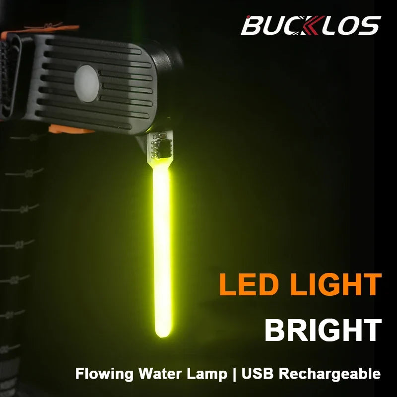 BUCKLOS LED Bike Tail Light – Rechargeable, IPX6 Waterproof