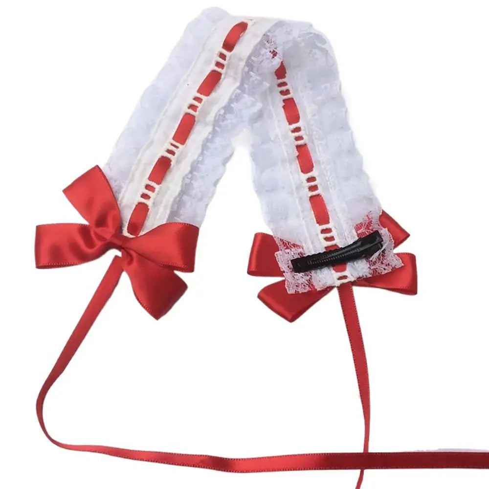 Lolita Headband Bowknot Sweet Lace Hairband | Cosplay Accessory