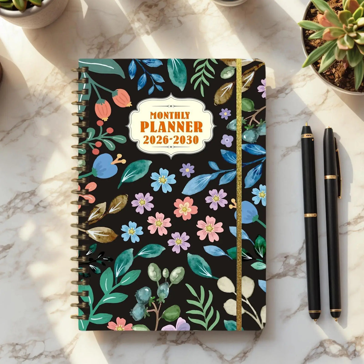 2026–2030 Weekly & Monthly Coil Planner | 5-Year Datebook
