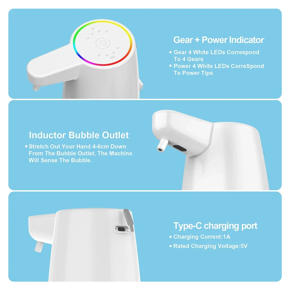Automatic Foaming Soap Dispenser 450ml – Touchless Sensor