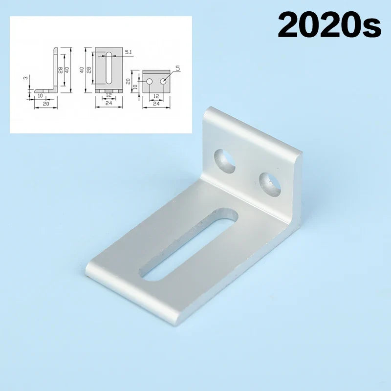 Aluminum Profile Support Brackets 2020 3030 4040 Frame Fix