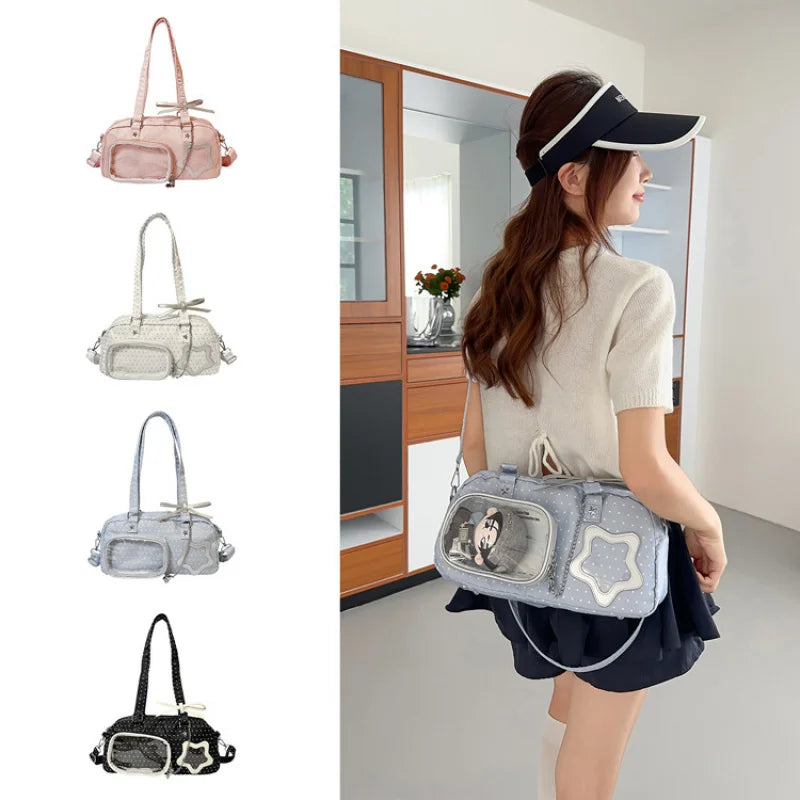 Kawaii Ita Bag Large Tote Crossbody for Anime Merch Display