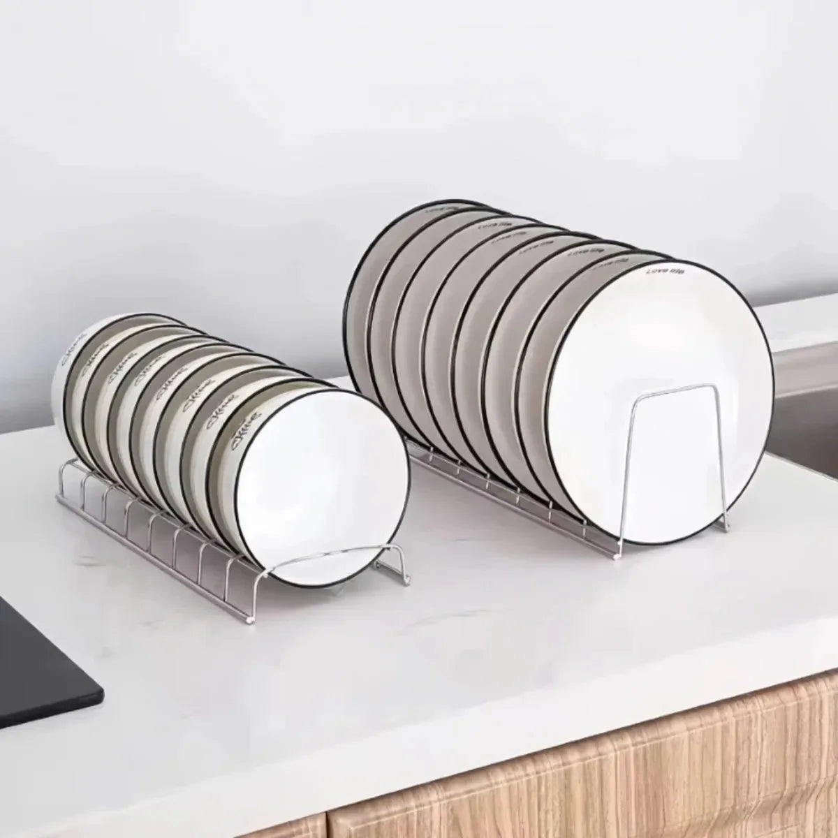 Stainless Steel Dish Drying Rack & Kitchen Countertop Organizer