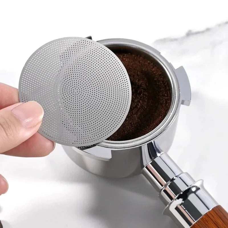 Espresso Puck Screen Reusable Stainless Steel Filter 51/54/58mm
